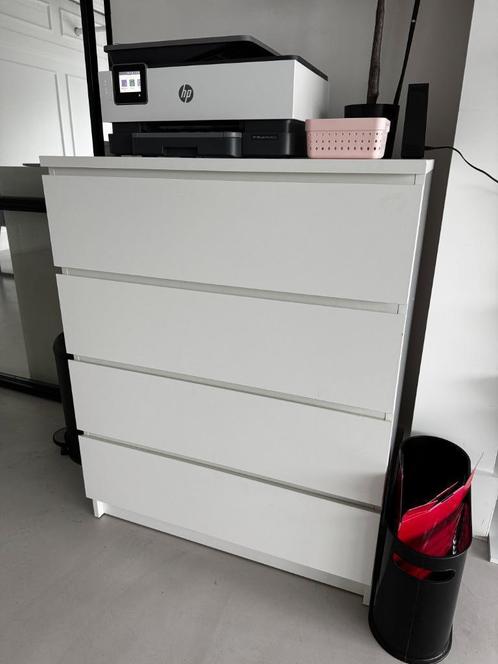 Ladekast wit | 4 lades, Huis en Inrichting, Kasten | Ladekasten, Zo goed als nieuw, Minder dan 100 cm, 50 tot 100 cm, 25 tot 50 cm