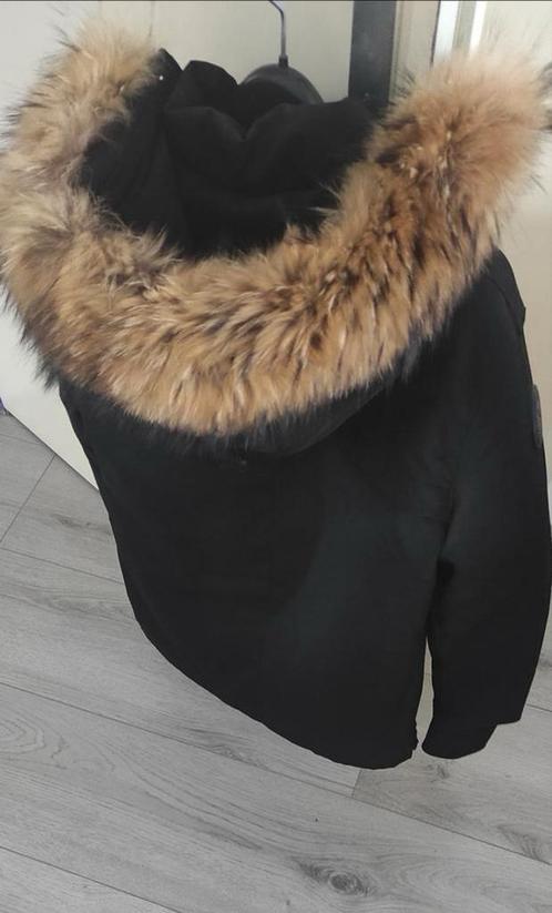 ZGAN Airforce winterjas maat XS, Kleding | Heren, Jassen | Winter, Zo goed als nieuw, Maat 46 (S) of kleiner, Zwart, Ophalen of Verzenden