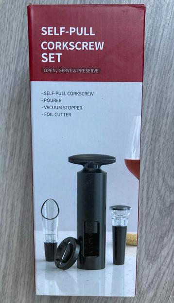 HOOMIL Self-Pull Kurkentrekker Set - Nieuw beschikbaar voor biedingen