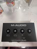 M-Audio M-Track Duo Audio Interface, Ophalen of Verzenden, Zo goed als nieuw