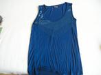 Dameskleding: Blauwe top met pailletten, Kleding | Dames, Tops, Blauw, Nieuw, Ophalen of Verzenden, Maat 36 (S)
