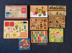 Houten puzzels Simplex, Eichhorn, fisherprice, Kinderen en Baby's, Speelgoed | Kinderpuzzels, Ophalen of Verzenden