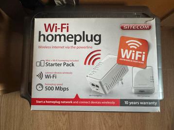 Sitecom Wifi Homeplug 500 Mbps (Wifi versterker) beschikbaar voor biedingen