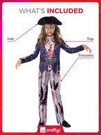 Nieuw deluxe Jolly Rotten Pirate girl kostuum Smiffys 10/12j, 22 Union Street. Hereford, Herefordshire, UK, Jongen of Meisje, Nieuw