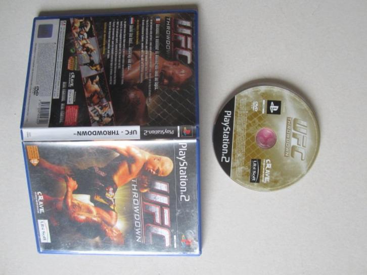 UFC Throwdown PS2 Playstation 2, Spelcomputers en Games, Games | Sony PlayStation 2, Zo goed als nieuw, Vechten, 2 spelers, Vanaf 16 jaar