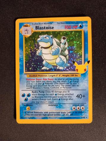 Pokemon Blastoise Celebrations Classic Collection NM beschikbaar voor biedingen
