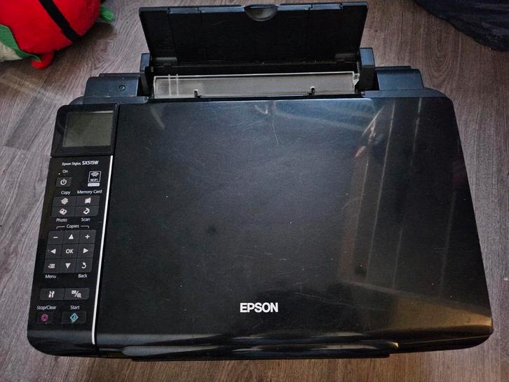 Epson Stylus SX515W Printer - Weinig Gebruikt, Computers en Software, Printers, Gebruikt, All-in-one, Kleur printen, Kopieren