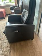 Limoss elecktrische sta op stoel, Huis en Inrichting, Stoelen, Ophalen, Gebruikt, Bruin, Leer