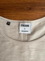 GYMSHARK cropped sweater maat S kleur sand zgan, Beige, Ophalen of Verzenden, Maat 36 (S), Gymshark