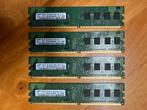 4x Samsung 1GB DDR2 ram geheugen, Computers en Software, RAM geheugen, Ophalen of Verzenden, Gebruikt, DDR2, Desktop