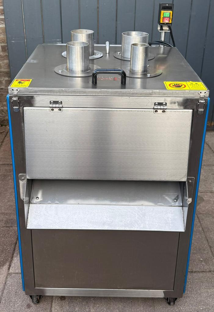 Professionele Groente & Fruitsnijder–RVS–220V–Verplaatsbaar, Witgoed en Apparatuur, Keukenmixers, Zo goed als nieuw, 4 liter of meer