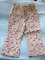 Leuke beige broek met bloemetjes H & M maat 92, Broek, Meisje, H&M, Ophalen of Verzenden