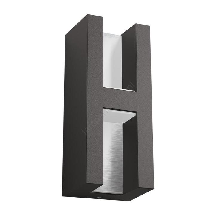 Philips Wandlamp Shadow Antraciet 1735193P0(NIEUW), Tuin en Terras, Buitenverlichting, Nieuw, Wandlamp, Aluminium, Minder dan 50 watt
