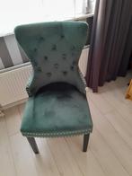 4groene mooie eetkamerstoelen., Huis en Inrichting, Stoelen, Ophalen, Zo goed als nieuw, Overige kleuren