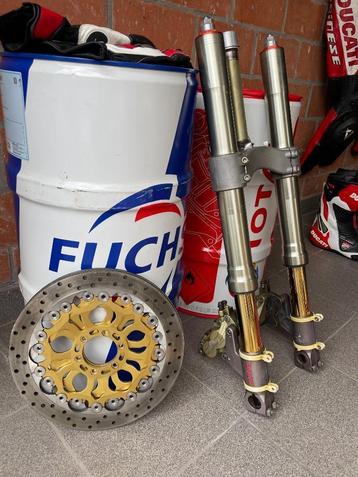 Ducati 996 complete voorvork + remschijven beschikbaar voor biedingen