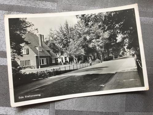 Ansichtkaart Stationsweg Ede 1936, Verzamelen, Ansichtkaarten | Nederland, Gelopen, Gelderland, 1920 tot 1940, Ophalen of Verzenden