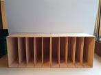 2 mooie opbergboxen in hout voor vinylplaten LP's, Cd's en Dvd's, Ophalen, Nieuw in verpakking, 12 inch, Poprock