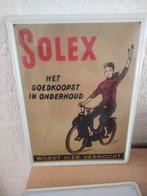 Metalen reclamebord solex, Verzamelen, Merken en Reclamevoorwerpen, Reclamebord, Ophalen of Verzenden