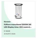 Brouw (maisch) ketel Klarstein 30 liter, Hobby en Vrije tijd, Overige Hobby en Vrije tijd, Ophalen