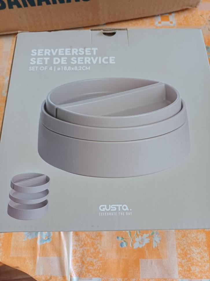 Gusta Serveerset - Nieuw in doos!, Huis en Inrichting, Keuken | Keukenbenodigdheden, Nieuw, Ophalen of Verzenden
