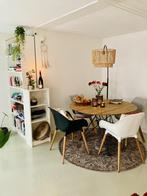 Ronde tafel - eikenhout - 140 cm, Ophalen, Gebruikt, Vier personen, 100 tot 150 cm