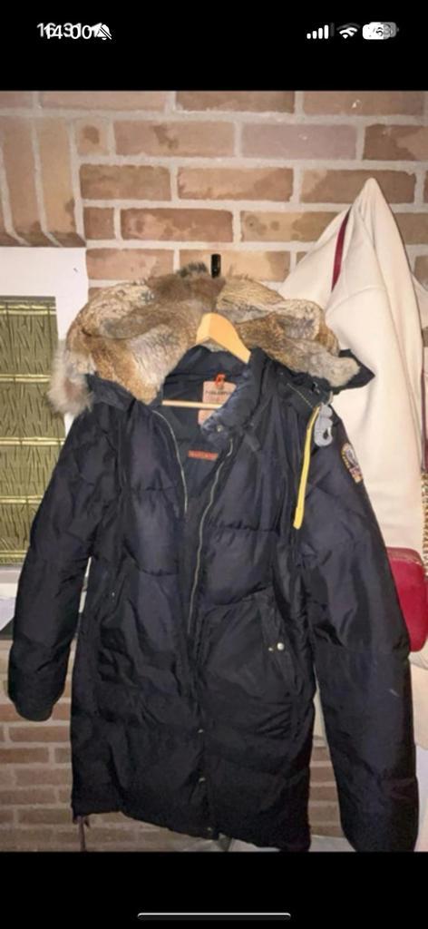 Parajumper long bear dames maat xl, Kleding | Dames, Jassen | Winter, Zo goed als nieuw, Maat 46/48 (XL) of groter, Zwart, Ophalen