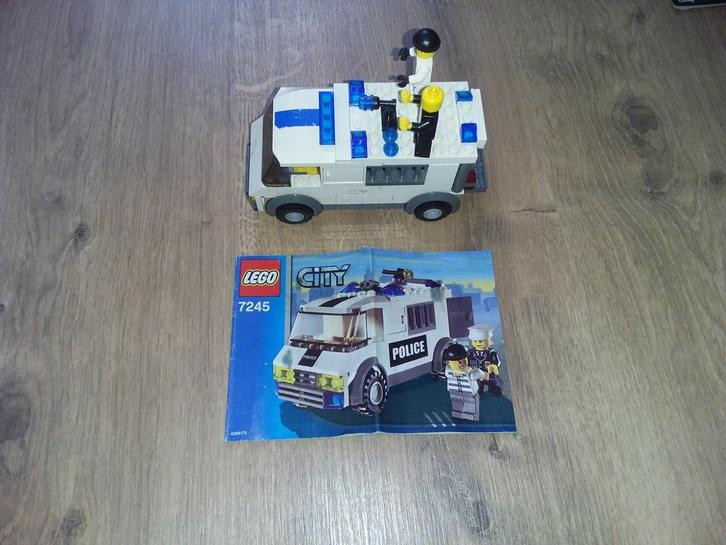 LEGO City Politie Transport 7245, Kinderen en Baby's, Speelgoed | Duplo en Lego, Gebruikt, Lego, Complete set, Ophalen of Verzenden
