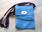 Knalblauw leren crossbody postman locked met NIEUWSTAAT, Verzenden, Gebruikt, Blauw, Overige typen