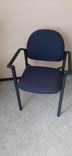 Kantoorstoelen, Huis en Inrichting, Stoelen, Ophalen, Zo goed als nieuw, Blauw
