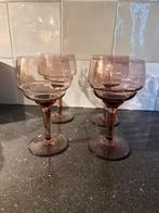 4 oude mooie wijnglazen, Ophalen of Verzenden