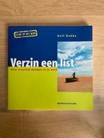 Verzin een list, creatief denken in je werk - Rolf Robbe, Ophalen of Verzenden, Nieuw