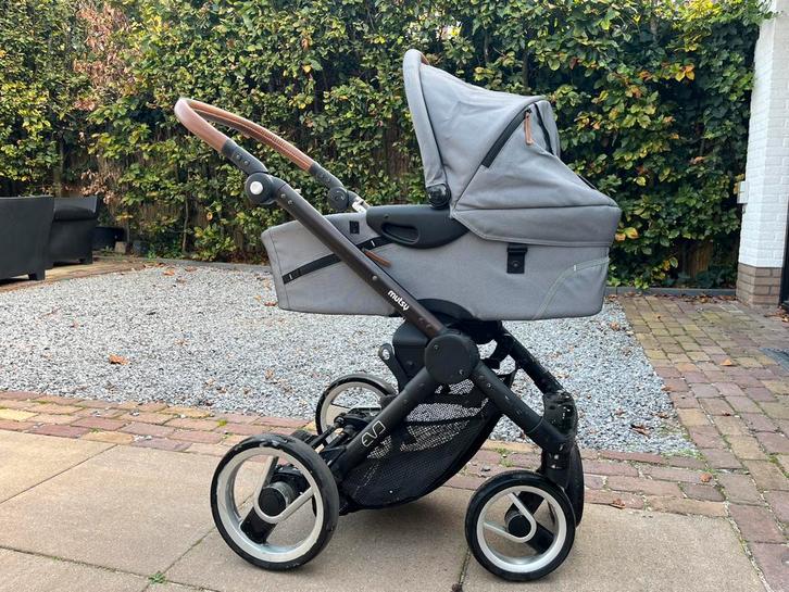 Mutsy evo wandelwagen compleet met buggy zitje, Kinderen en Baby's, Kinderwagens en Combinaties, Gebruikt, Kinderwagen, Mutsy
