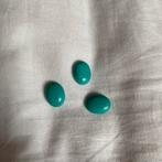 Turquoise cabochon steen 3 stuks, Sieraden, Tassen en Uiterlijk, Edelstenen, Verzenden