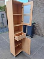 Smalle kast met deuren en lade, Huis en Inrichting, Kasten | Overige, Ophalen, Zo goed als nieuw