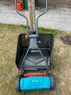 Gardena grasmaaier met bak, Tuin en Terras, Grasmaaiers, Cirkelmaaier, Verzenden, Zo goed als nieuw