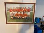 Esso voetbalplaten ingelijsd, Verzamelen, Verzenden, Gebruikt, Overige binnenlandse clubs, Poster, Plaatje of Sticker