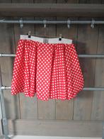 Rode rok met witte stippen - carnaval - Maat L, Kleding | Dames, Carnavalskleding en Feestkleding, Carnaval, Maat 42/44 (L), Ophalen of Verzenden