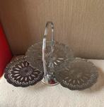 Vintage cake stand / serveer tray, Ophalen of Verzenden