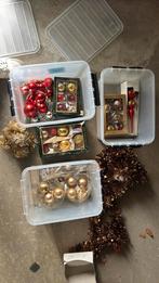 Kerstspullen rood en goud, Ophalen, Zo goed als nieuw