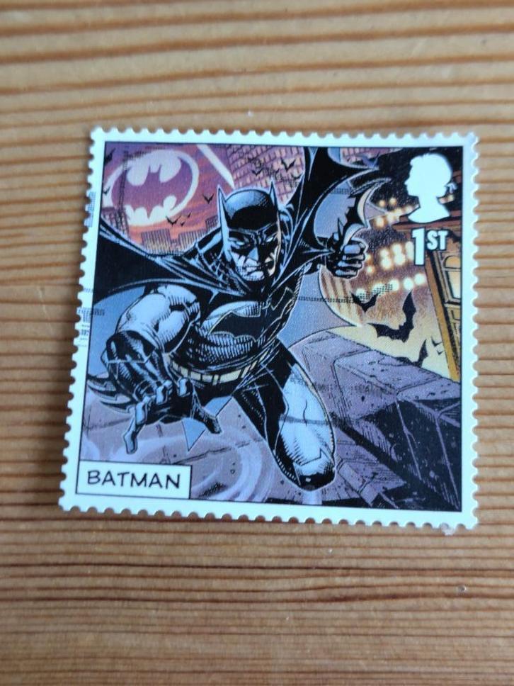 Engelend recent 2021 DC collection 1st Batman, Postzegels en Munten, Postzegels | Europa | UK, Gestempeld, Ophalen of Verzenden