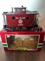 LGB 40650 Rio Grande Caboose, als Nieuw in OVP, spoor G, Gelijkstroom, Wagon, Ophalen of Verzenden, Zo goed als nieuw