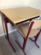Schoolbankje bureau kind, Ophalen, Gebruikt, Tafel(s) en Stoel(en)