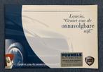 Lancia. geniet van de onnavolgbare stijl. folder 2001, Nieuw, Ophalen of Verzenden, Overige merken, Lancia