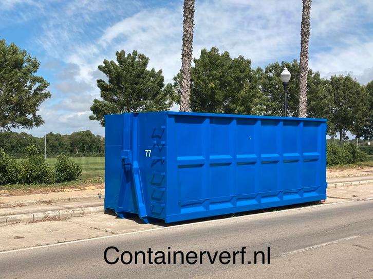 Container verf RAL 5015 / RAL 6005 / RAL 9005 / RAL 9010 etc, Doe-het-zelf en Verbouw, Verf, Beits en Lak, Nieuw, Verf, 5 tot 10 liter