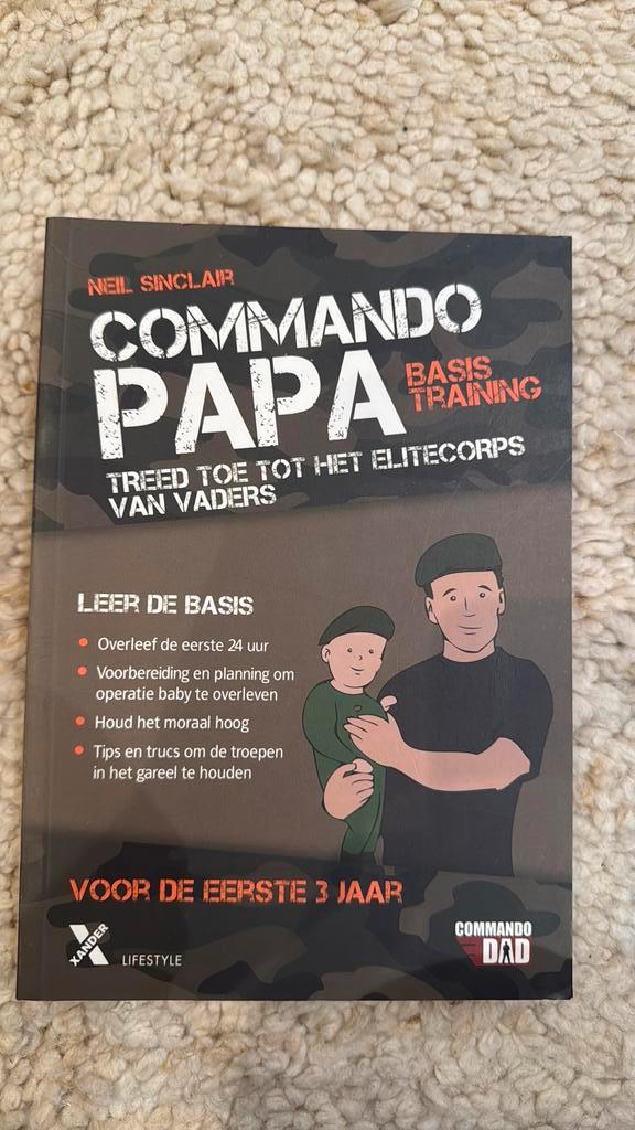 Neil Sinclair - Commando papa, Boeken, Kinderboeken | Baby's en Peuters, Zo goed als nieuw, Ophalen of Verzenden