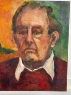 Bep Branca Knoop (1938) Portret Oude man (in gepeins), Antiek en Kunst, Kunst | Schilderijen | Klassiek, Ophalen of Verzenden