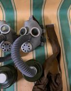 Vintage gasmasker compleet met masker, tas en filter, Verzamelen, Militaria | Algemeen, Ophalen of Verzenden, Landmacht, Overige gebieden