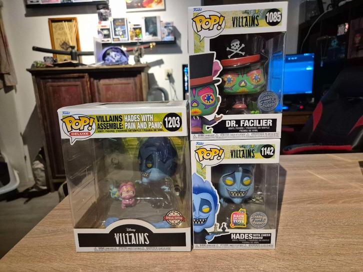 Disney Villains Funko Pop, Verzamelen, Poppetjes en Figuurtjes, Zo goed als nieuw, Ophalen