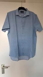 Heren overhemd met korte mouw, Kleding | Heren, Overhemden, Ophalen of Verzenden, Zo goed als nieuw, Blauw, Overige halswijdtes