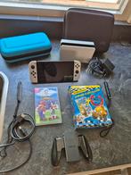 Zeer nette  uitgebreide nintendo switch oled met games, Ophalen, Zo goed als nieuw, Switch OLED, Met games